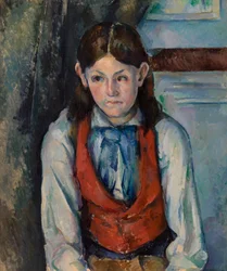 Junge im roten Weste (Le Garçon au gilet rouge)